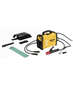Mini soldadora inversora 100A, 127V, ideal para soldadura de precisión, PRETUL clave 29961
