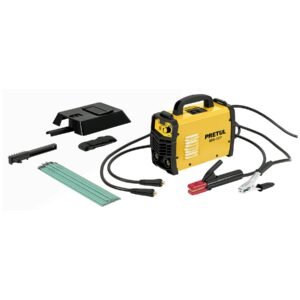 Soldadora inversora 100A, 127V, compacta y eficiente para proyectos de soldadura, PRETUL clave 29958