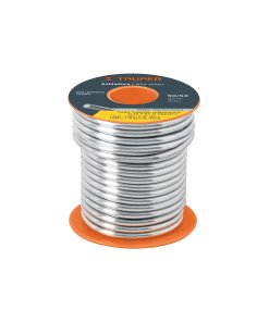 Soldadura sólida Truper 50/50 450 g - Tecnología de aleación precisa para tubería hidráulica que combina fluidez óptima con solidificación rápida y uniforme (Clave 12284)
