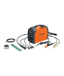 Soldadora TRUPER para microalambre y electrodo 130A - Tecnología multifunción para talleres versátiles que combina dos métodos de soldadura en un solo equipo compacto (Clave 13191)