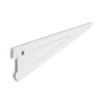 Ménsula plana blanca para cremallera doble, 27cm, FIERO