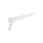 Ménsula plana blanca para cremallera sencilla, 25cm, FIERO