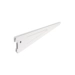 Ménsula plana blanca para cremallera doble, 32cm, FIERO