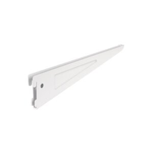 Ménsula plana blanca para cremallera doble, 32cm, FIERO