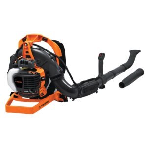 Sopladora Truper con motor de 26cc a gasolina tipo mochila - Tecnología de distribución ergonómica para trabajos prolongados que reduce fatiga mientras maximiza movilidad y cobertura (Clave 18147)