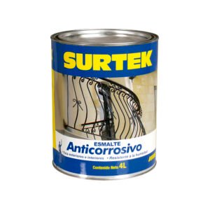 Esmalte anticorrosivo 4 Lt color negro Surtek SP30399