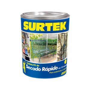 Esmalte de secado rápido 250 ml color blanco Surtek SP40100