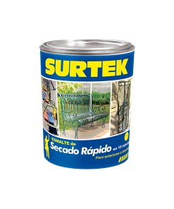 Esmalte de secado rápido 250 ml color negro Surtek SP40199