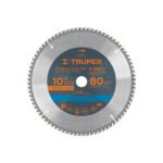 Disco sierra 10' para madera, 80 dientes centro 1', TRUPER