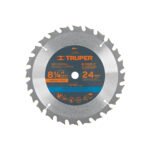 Disco sierra 8-1/4' para madera, 24 dientes centro 5/8'
