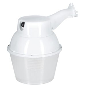 Luminario suburbano Volteck de ABS 45 W sensor de luz con lámpara - Tecnología de alumbrado público para zonas residenciales que garantiza iluminación eficiente con encendido programado automático (Clave 46295)