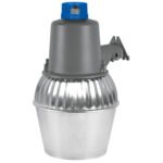 Luminario suburbano con foco LED 30W 6500K y sensor de luz