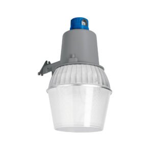 Luminario suburbano con foco LED 40W 6500K y sensor de luz