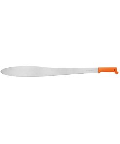 Machete Caguayano Truper Premium 27" - Tecnología de filo prolongado para vegetación densa que presenta cacha naranja inyectada y maximiza la eficiencia en terrenos difíciles (Clave 16141)