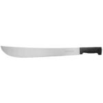 Machete estándar 18' cacha negra inyectada, en bolsa, TRUPER