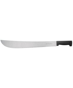 Machete Estándar Truper 18" Cacha Negra Inyectada en Bolsa - Tecnología de Conservación del Filo para Almacenamiento Seguro que Protege la Herramienta y a su Usuario Durante Períodos de Inactividad (Clave 10256)