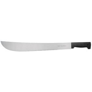 Machete estándar 18' cacha negra inyectada, en bolsa, TRUPER