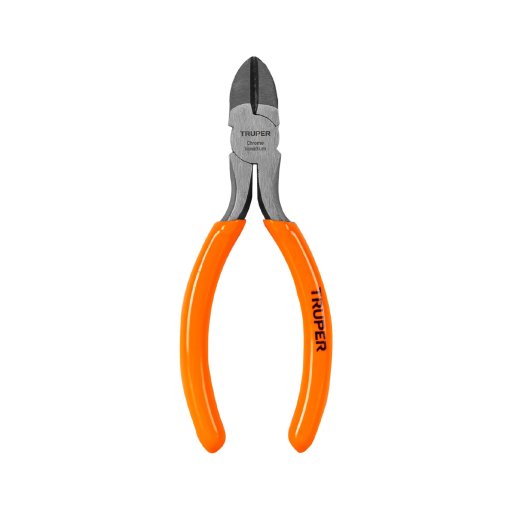 Pinza de corte diagonal 5' mango de PVC, TRUPER