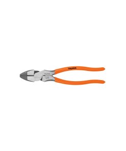 Pinza para Electricista Truper 9' Alta Palanca con Mango PVC - Tecnología de Palanca Extendida para Mayor Fuerza de Corte en Cables de Alta Resistencia (Clave 17328)