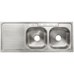 Tarja de empotrar 120x50cm doble tina derecha, FOSET BASIC