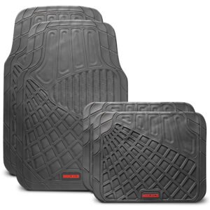 Tapetes para auto de hule, gris de lujo MIKELS TA-2