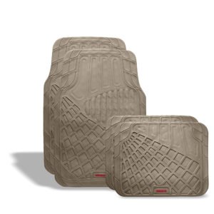 Tapetes para auto de hule, camello de lujo MIKELS TA-3