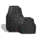 Tapete para auto de hule, negro premium MIKELS TA-4