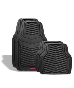 Tapete para auto de hule, negro premium MIKELS TA-4