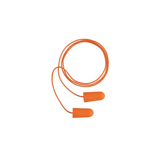 Tapón auditivo Truper desechable de espuma con cordón - Tecnología de protección acústica para ambientes ruidosos que reduce efectivamente la exposición a decibeles dañinos (Clave 14223)
