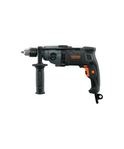 Taladro Truper INDUSTRIAL 1/2" 800W Dos Velocidades - Tecnología de Potencia Ajustable para Diferentes Materiales y Aplicaciones (Clave 103068)