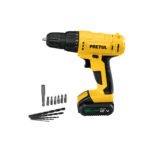 Taladro/destornillador 3/8', 12V, 1 batería 2Ah, PRETUL