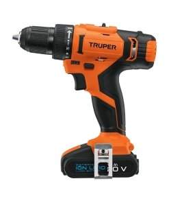 Taladro Truper 1/2" 20V con Batería 2Ah - Tecnología de Alto Torque para Aplicaciones Profesionales en Construcción (Clave 18154)