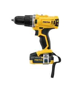 Taladro 1/2' 20V, 1 Batería 2Ah, Alta Potencia y Versatilidad para Proyectos Diversos, PRETUL Pretul Clave 26118