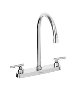 Mezcladora para Fregadero con Manerales Palanca en Acabado Cromo, Diseño Moderno y Resistente, Marca Tubig Foset, Clave 46771