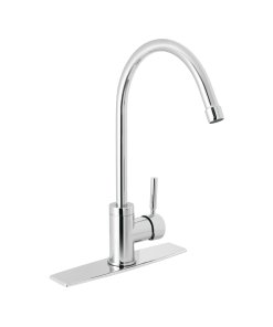 Monomando para Fregadero, Cuello Alto, Cromo, elegante y duradero para fregaderos, clave 46765 - FOSET TUBIG