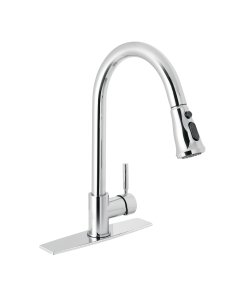 Monomando para Fregadero, Cuello Extraíble, Cromo, fácil de usar y resistente, clave 46768 - FOSET TUBIG