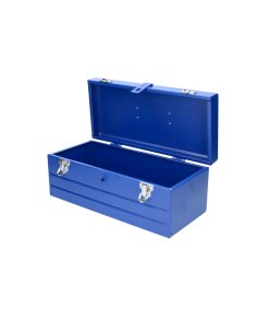 Caja portaherramientas metálica color azul sin charola 17" x 6" x 6" Foy TBF12