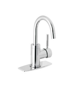 Monomando Corto para Lavabo, Cromo, ideal para instalaciones de lavabo, clave 46762 - FOSET TUBIG