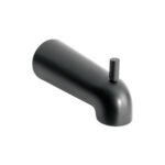 Salida de tina con desviador, negro, FOSET TÚBIG