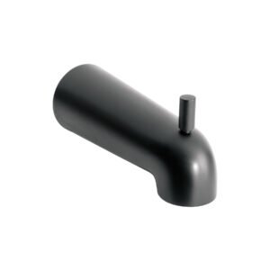 Salida de tina con desviador, negro, FOSET TÚBIG