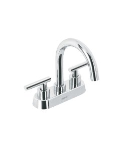 Mezcladora para Lavabo con Cuello Bar y Manerales Palanca en Acabado Cromo, Diseño Elegante para Uso Diario, Marca Tubig Foset, Clave 46750