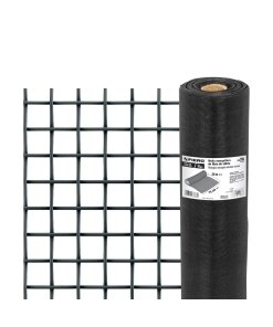 Rollo de 30 m x 0.75m Malla Mosquitera Fibra de Vidrio Negra, Alta Resistencia para Proyectos Pesados, clave 44993 - FIERO