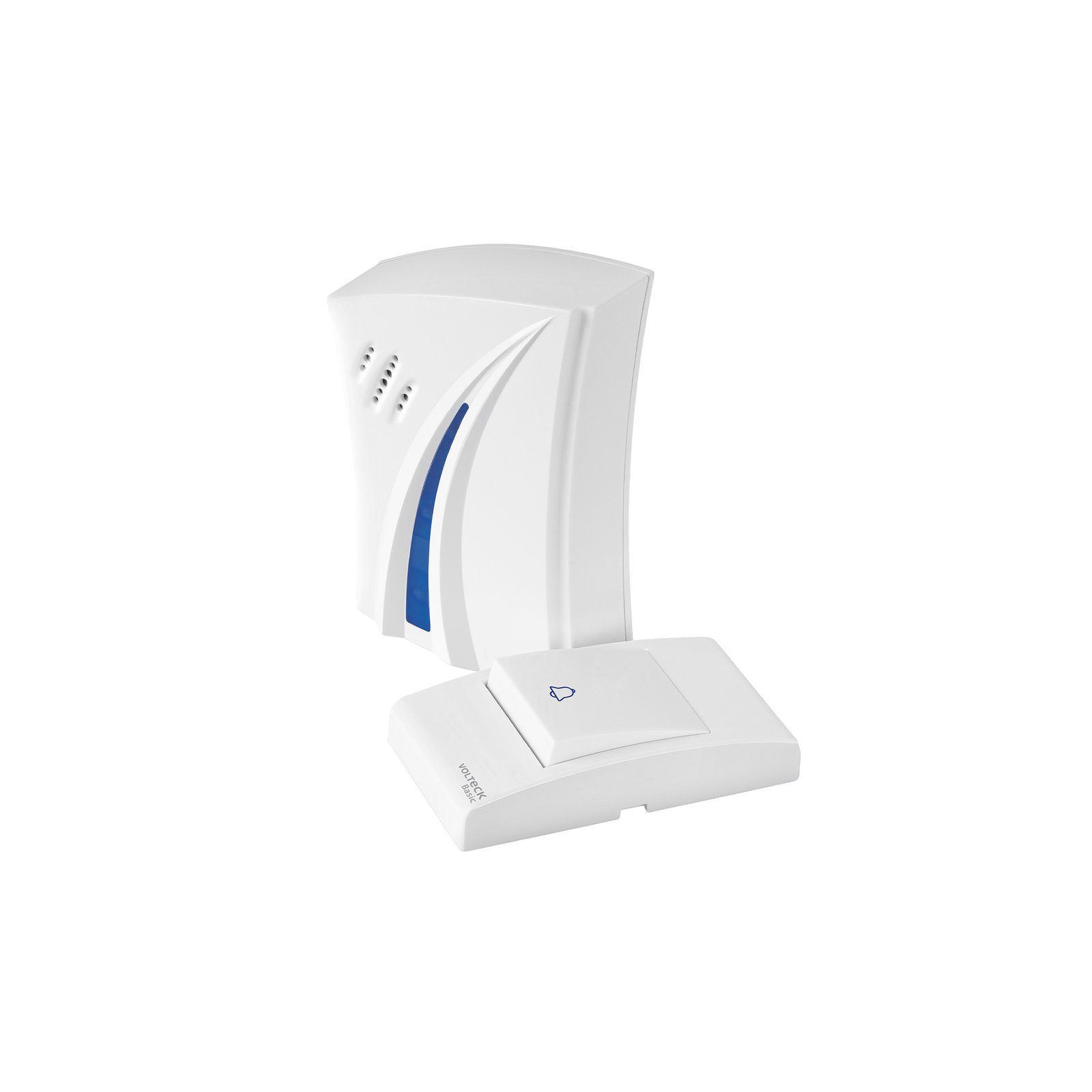 Timbre inalámbrico de pilas 36 tonos Volteck Basic - Alternativa económica con funciones básicas para notificaciones audibles (Clave 29915)