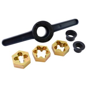 Juego de tarraja para tubo de PVC 1/2" a 1" NPT,  6 piezas Surtek TMP3