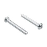Tornillo tipo máquina cabeza redonda 1/4" x 1", 100 piezas Surtek TMR141