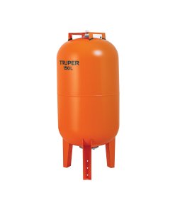 Tanque hidroneumático TRUPER vertical 150 litros - Tecnología de presurización constante para sistemas hidráulicos que elimina ciclos frecuentes de bomba extendiendo su vida útil (Clave 13597)