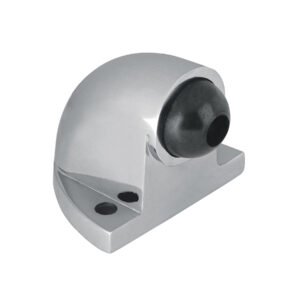 Tope tipo codo para puerta, cromo, HERMEX