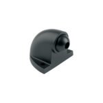 Tope tipo codo para puerta, negro mate, HERMEX