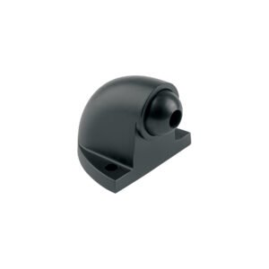 Tope tipo codo para puerta, negro mate, HERMEX