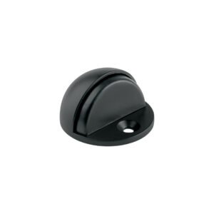 Tope tipo media luna para puerta, negro mate, HERMEX